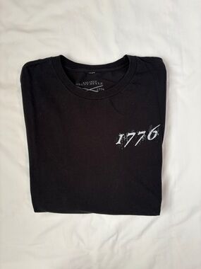 🔥 GRUNT STYLE 1776 Patriotic Long Sleeve | Black & White Flag | XXL | EUC